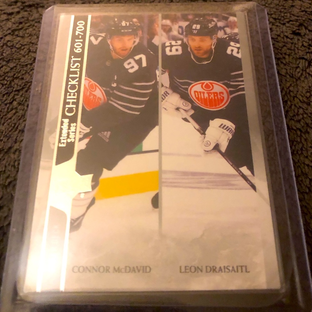 Connor McDavid/Leon Draisaitl 2020-21 Upperdeck #700 AS/CL